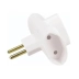 ADAPTADOR PARA TOMADA T FORLUX BI BRANCO REF. 005