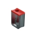 APONTADOR 1 FURO PLASTICO TRIS SU-108 REF. 607788 COR VERMELHO