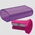 APONTADOR 1 FURO PLASTICO TRIS SU105 REF. 617763 COR ROXO