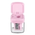 APONTADOR COM DEPOSITO 1 FURO FABER MINIBOX TONS PASTEL COR ROSA