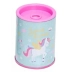 APONTADOR COM DEPOSITO 1 FURO MOLIN TUBO UNICORNIO COR ROSA