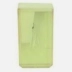 APONTADOR COM DEPOSITO 1 FURO ONDA RETANGULAR CORES PASTEL COR AMARELO