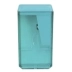 APONTADOR COM DEPOSITO 1 FURO ONDA RETANGULAR CORES PASTEL COR AZUL