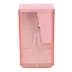 APONTADOR COM DEPOSITO 1 FURO ONDA RETANGULAR CORES PASTEL COR ROSA