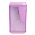 APONTADOR COM DEPOSITO 1 FURO ONDA RETANGULAR CORES PASTEL COR ROXO