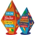 ARTIGO PARA DECORACAO CROMUS BALAO FESTA JUNINA DE PAPEL 3D P/MESA C/2UN