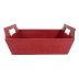 BANDEJA DE PAPELAO G 32,5X23X14CM LINHO BORDO REF. 3274.11