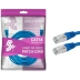 CABO DE REDE 5,0M PATCH CORD CAT5E FTP AZUL SANTANA