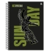 CADERNO 1 MATERIA CPD BE STRONG 80FLS REF. 10233 CAPA SUN DAY