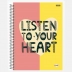 CADERNO 1 MATERIA CPD BOM D+ 80FLS SD REF. 10141 CAPA LISTEN TO YOUR HEART