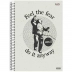 CADERNO 1 MATERIA CPD BOM D+ 80FLS SD REF. 10146 CAPA FEEL THE FEAR DO IT ANYWAY