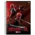 CADERNO 1 MATERIA CPD DEADPOOL 80FLS REF. 10288 MOD. MODELO 4