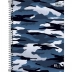 CADERNO 1 MATERIA CPD HIDE 80FLS CAPA AZUL C/ PRETO