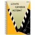 CADERNO 1 MATERIA CPD KBOM 96FLS REF. 10151 CAPA LIGHTS CAMERA ACTION