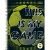 CADERNO 1 MATERIA CPD PEPPER MASCULINO 80FLS CAPA THIS IS MY GAME