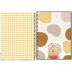 CADERNO 1 MATERIA CPD POOH 80FLS CAPA LET´S BEE FRIENDS