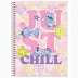CADERNO 1 MATERIA CPD STITCH 80FLS FORONI REF. 6523 CAPA JUST CHILL