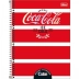 CADERNO 1 MATERIA CPD CONNECT COCA MASCULINO 80FLS REF. 349879 CAPA COCA COLA ICE COLD