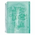 CADERNO 10 MATERIAS CPM COLEGIAL DAC BREEZE VERDE C/MALOTE ZIP
