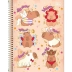 CADERNO 10 MATERIAS CPD CAPYCLUB CAPIRAVA 160FLS REF. 359190 MOD. SALMAO