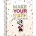 CADERNO 10 MATERIAS CPD COLEGE MINNIE 160FLS CAPA MODELO 2