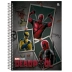 CADERNO 10 MATERIAS CPD DEADPOOL 160FLS REF. 10289 CAPA MODELO 2