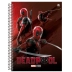 CADERNO 10 MATERIAS CPD DEADPOOL 160FLS REF. 10289 CAPA MODELO 3