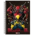 CADERNO 10 MATERIAS CPD DEADPOOL 160FLS REF. 10289 CAPA MODELO 4