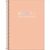 CADERNO 10 MATERIAS CPD HAPPY 160FLS CAPA LARANJA