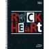 CADERNO 10 MATERIAS CPD MAIS+ MASCULINO CAPA ROCK HEART