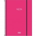 CADERNO 10 MATERIAS CPD NEON PINK