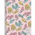 CADERNO 10 MATERIAS CPD PEPPER FEMININO 160FLS CAPA SAPATOS