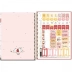 CADERNO 10 MATERIAS CPD POOH REF. 308293 CAPA ROSA C/ FLORES