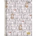 CADERNO 10 MATERIAS CPD POOH REF. 308293 CAPA ROSA