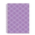 CADERNO 10 MATERIAS CPD LAVENDER 160FLS SD REF. 10241 CAPA XADREZ