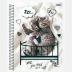 CADERNO 10 MATERIAS CPD MY PETS 160FLS REF. 10189 CAPA ALL YOU NEED IS A CAT