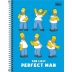 CADERNO 10 MATERIAS CPD SIMPSONS REF. 342262 CAPA THE LAST PERFECT MAN