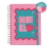 CADERNO 10 MATERIAS CPD SMART DAC COLEGIAL HELLO ROSA CAPA COM AROMA REF. 4482
