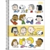 CADERNO 10 MATERIAS CPD SNOOPY REF. 308242 CAPA HAPPINESS IS THE SECRET TO LIF