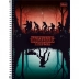 CADERNO 10 MATERIAS CPD STRANGER THINGS 160FLS CAPA LAGO VM E AZ