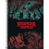 CADERNO 10 MATERIAS CPD STRANGER THINGS 160FLS CAPA MODELO 3