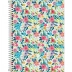 CADERNO 16 MATERIAS CPD MAIS+ FEMININO CAPA FLORES