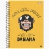 CADERNO 20 MATERIAS CPD BOM D+ MASCULINO REF. 10150 MOD. AMARELO
