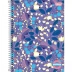 CADERNO 20 MATERIAS CPD PEPPER FEMININO 320FLS CAPA FLORES