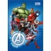 CADERNO BROCHURA PEQUENO CPD 80FLS AVENGERS CAPA MODELO 2