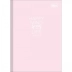 CADERNO BROCHURA PEQUENO CPD 80FLS HAPPY CAPA ROSA