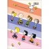 CADERNO BROCHURA PEQUENO CPD 80FLS SNOOPY REF. 349941 CAPA STEP BY STEP DAY BY DAY