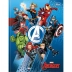 CADERNO BROCHURAO CPD 80FLS AVENGERS CAPA AZUL