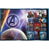 CADERNO BROCHURAO CPD 80FLS AVENGERS CAPA CINZA