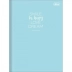 CADERNO BROCHURAO CPD 80FLS HAPPY TONS PASTEIS CAPA AZUL